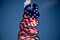 In the Breeze 5176 - 48" Stars and Stripes Curlie Spinner - Outdoor Hanging Decoration